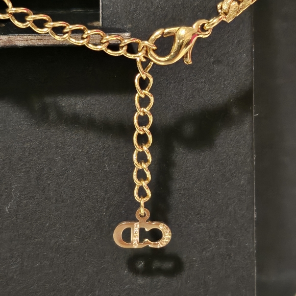 Authentic Vintage Christian Dior Necklace with dust bag,shopping bag ❤️❤️❤️ - Picture 8 of 12